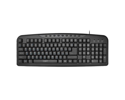 [Клавиатура] CBR KB 301M Black USB, Клавиатура 107+9 доп. кл., 1,8 м
