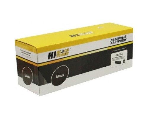 [Расходные материалы] Hi-Black CE270A Картридж для HP CLJ CP5520/5525/Enterprise M750, Восстанов, Bk, 13,5K