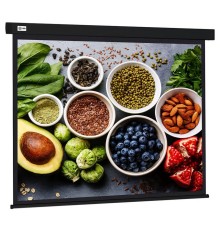 Экран Cactus Wallscreen CS-PSW-187X332-BK,  332х187 см, 16:9,  настенно-потолочный черный