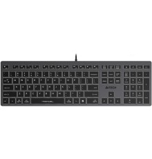 Клавиатура A4Tech Fstyler FX60H серый USB slim LED (FX60H GREY/WHITE)/1787693