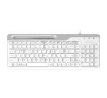 Клавиатура A4Tech Fstyler FK25 белый/серый USB slim [1530217]