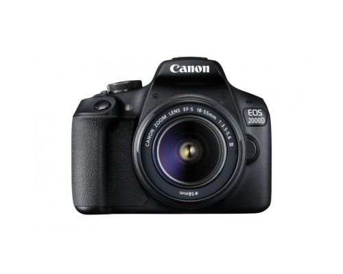 [Цифровая фотокамера] Canon EOS 2000D черный {24.1Mpix 18-55mm f/3.5-5.6 III 3