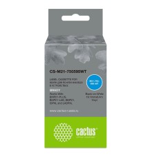 Картридж ленточный Cactus CS-M21-750595WT черный для Brady BMP21-PLUS, BMP21-LAB