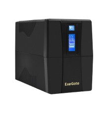 Exegate EX292792RUS ИБП ExeGate Power Smart ULB-1000.LCD.AVR.2SH.RJ.USB <1000VA/550W, LCD, AVR, 2*Schuko,RJ45/11,USB, Black>