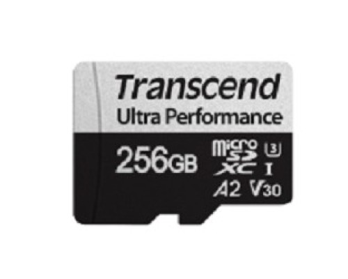 [Карта памяти ] Micro SecureDigital 256GB Transcend  Ultra Perfomrance microSDXC Class 10 UHS-I U3, V30, A2, (SD адаптер), TLC