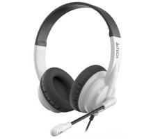 A4Tech HU-10 черный/белый 2м накладные USB(HU-10/USB/BLACK+WHITE) 