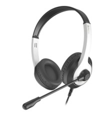 A4Tech Fstyler FH100U белый/черный 2м накладные USB (FH100U (PANDA))