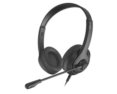 [Наушники] A4Tech Fstyler FH100U черный 2м накладные USB (FH100U (STONE BLACK))