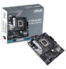 ASUS PRIME H610M-A WIFI D4 (Socket 1700, mATX, 2xDDR4(64GB), VGA/HDMI/DP, 1xPCIe 4.0x16/1xPCIe 3.0, 1xLAN, Wi-Fi, BT, 4xSATA 6Gb/s, 2xM.2, 2xUSB 3.2, 4xUSB 2.0, 2xPS/2)