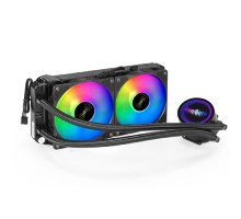 Exegate EX293457RUS Комплект водяного охлаждения ExeGate BlackWater-240V2.PWM.RGB (RGB подсветка, LGA2066/2011/1366/1150/1151/1155/1156/1200/1700/AM4/FM1/FM2/FM2+/AM2/AM2+/AM3/AM3+, TDP 220W, Fan 120m