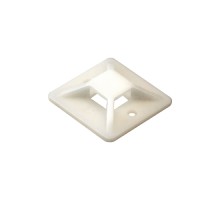 Exegate EX293145RUS Самоклеющаяся площадка для крепления стяжек ExeGate STM3030W-100 (30х30 мм, halogen free, -40°C - +85°C, белая, 100 шт)