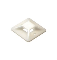 Exegate EX293145RUS Самоклеющаяся площадка для крепления стяжек ExeGate STM3030W-100 (30х30 мм, halogen free, -40°C - +85°C, белая, 100 шт)