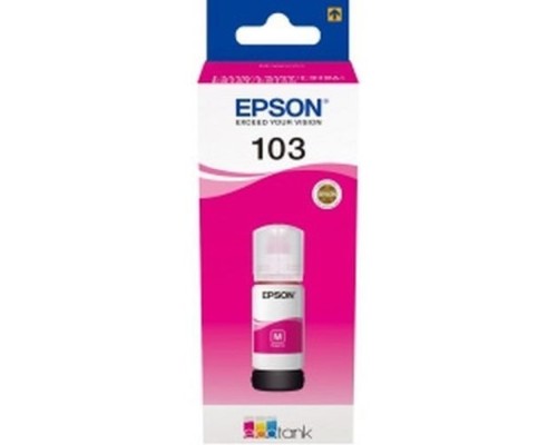 [Расходные материалы] EPSON C13T00S34A  Контейнер 103 с пурпурными чернилами для L1110/L3100/3101/3110/3150/3151, 65 мл.