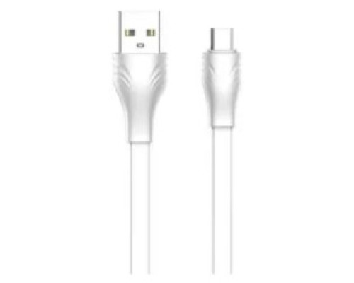 [кабели] LDNIO LS552/ USB кабель Micro/ 2m/ 2.1A/ медь: 86 жил/ Плоский/ White