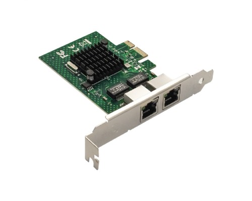 [USB-концентраторы] Exegate EX293452RUS Сетевой адаптер ExeGate EXE-BCM5720 (PCI-E x1 v2.0, порты 2xRJ45, 10/100/1000Mbps, Gigabit Chipset Broadcom BCM5720)