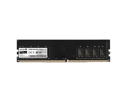 [Модуль памяти] Exegate EX293813RUS Модуль памяти ExeGate Value DIMM DDR4 8GB <PC4-25600> 3200MHz