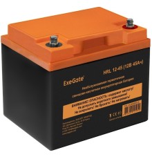 Exegate EX285666RUS Аккумуляторная батарея ExeGate HRL 12-45 (12V 45Ah, под болт М6)