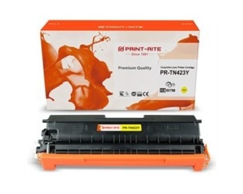 [Расходные материалы] Картридж лазерный Print-Rite [PR-TN423Y]  TFBAB3YPU1J   желтый (4000стр.) для Brother DCP L8410CDW/HL L8260CDW/MFC L8690CDW