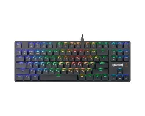 [Клавиатура] Механическая клавиатура Anubis RGB,тонкая,тихая,87клавиш,б.п. Redragon