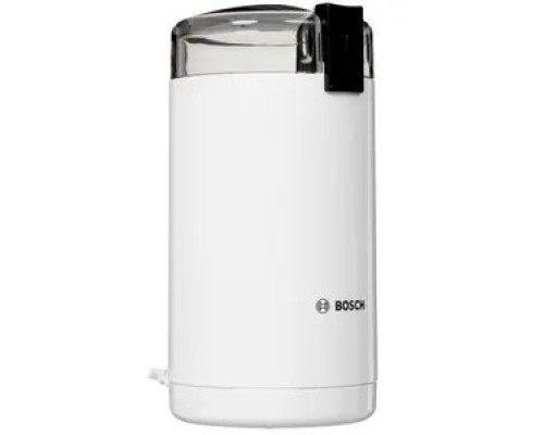 [Кофемолка] BOSCH TSM6A011W Кофемолка,180Вт сист.помол.:ротац.нож вместим.:75гр, белый