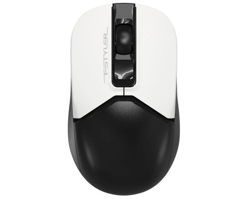 [Мышь] Мышь A4Tech Fstyler FG12 Panda белый/черный оптическая (1200dpi) беспроводная USB (3but)
