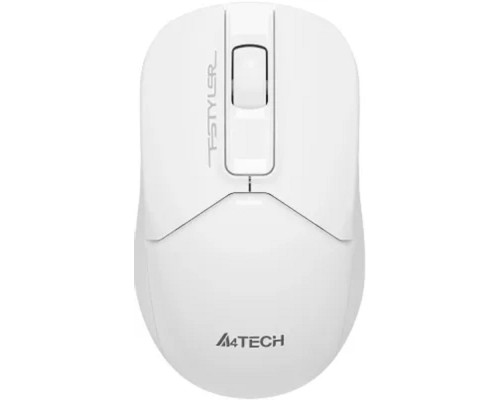 [Мышь] Мышь A4Tech Fstyler FG12 белый оптическая (1200dpi) беспроводная USB (3but)