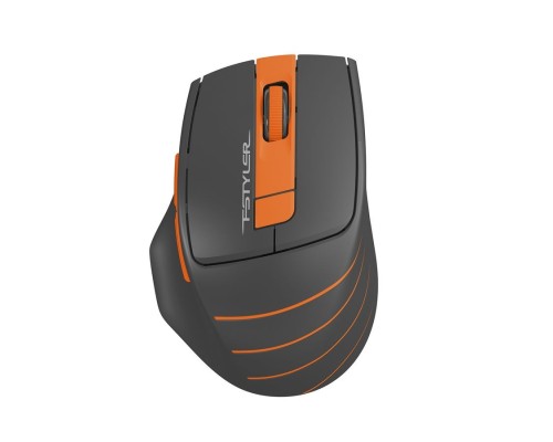 [Мышь] Мышь A4Tech Fstyler FG30S серый/оранжевый оптическая (2000dpi) silent беспроводная USB (6but)
