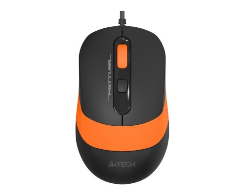 [Мышь] Мышь A4Tech Fstyler FM10 черный/оранжевый оптическая (1600dpi) USB (4but)