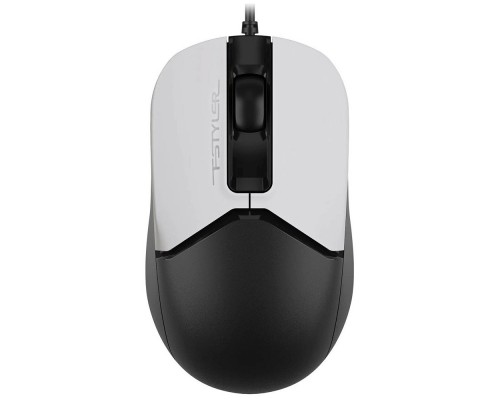 [Мышь] Мышь A4Tech Fstyler FM12S Panda белый/черный оптическая (1200dpi) silent USB (3but)