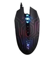 Мышь A4Tech X77 черный оптическая (2400dpi) USB (8but)