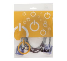 Bion Кабель VGA 15M/15M, экранированный, ферритовые кольца, черный, 3 м [BXP-VGA2-030]