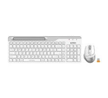 Клавиатура + мышь A4Tech Fstyler FB2535C клав:белый/серый мышь:белый/серый USB беспроводная Bluetoot