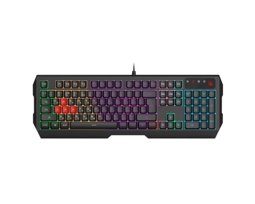 [Клавиатура] Клавиатура A4Tech Bloody B140N черный USB Multimedia for gamer LED (B140N)