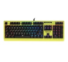 Клавиатура A4Tech Bloody B810RC Punk механическая желтый/черный USB for gamer LED