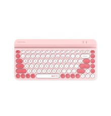 Клавиатура A4Tech Fstyler FBK30 розовый USB беспроводная BT/Radio slim Multimedia (FBK30 RASPBERRY)