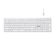 Клавиатура A4Tech Fstyler FBX50C белый USB беспроводная BT/Radio slim Multimedia (FBX50C WHITE)