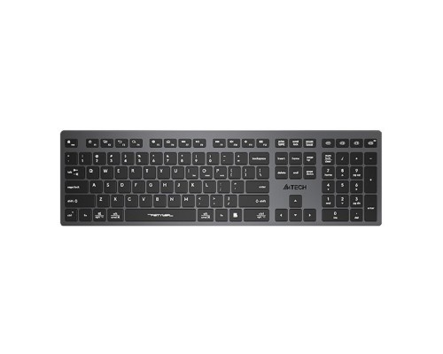 [Клавиатура] Клавиатура A4Tech Fstyler FBX50C серый USB беспроводная BT/Radio slim Multimedia (FBX50C GREY)