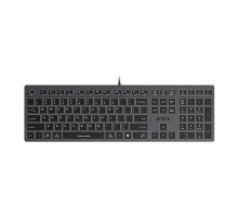 Клавиатура A4Tech Fstyler FX60 серый USB slim LED (FX60 GREY / NEON)