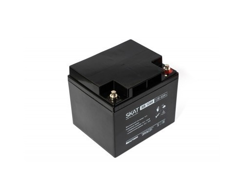[Скат ] АКБ БАСТИОН SKAT SB 1240 AGM 12V 40Ач I зар.12А клеммы под болт М6,  гарантия 18 мес (2538)
