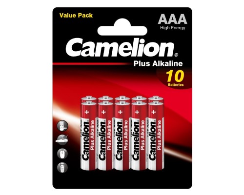 [Батарейка] Camelion Plus Alkaline BL10 LR03 (LR03-BP10, батарейка,1.5В)(10шт. в уп-ке)