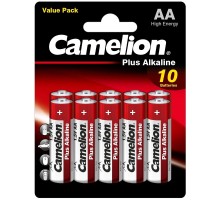 Camelion Plus Alkaline BL10 LR6 (LR6-BP10, батарейка,1.5В) (10 шт. в уп-ке)