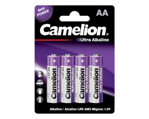 [Батарейка] Camelion Ultra BL-4 LR6 (LR6-BP4UT, батарейка 1.5В)(4 шт. в уп-ке) 