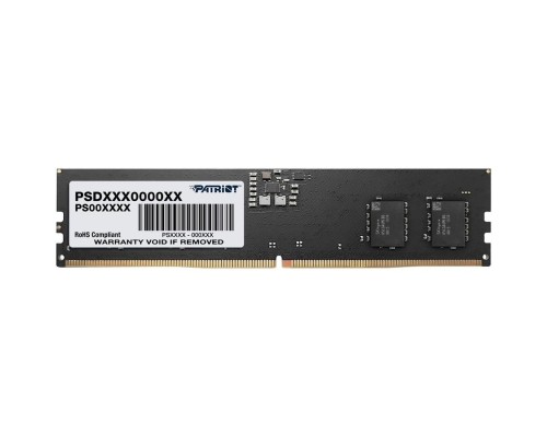 [Модуль памяти] Память DDR5 8Gb 5600MHz Patriot PSD58G560041 Signature RTL PC5-44800 CL46 DIMM ECC 288-pin 1.1В single rank