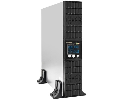[ИБП] Exegate EX293050RUS ИБП On-line ExeGate PowerExpert ULS-3000.LCD.AVR.1SH.2C13.USB.RS232.SNMP.2U <3000VA/3000W, On-Line, PF=1, LCD, 1*Schuko+2*C13, RS232, USB, SNMP-slot, Rackmount 2U/Tower, металличес
