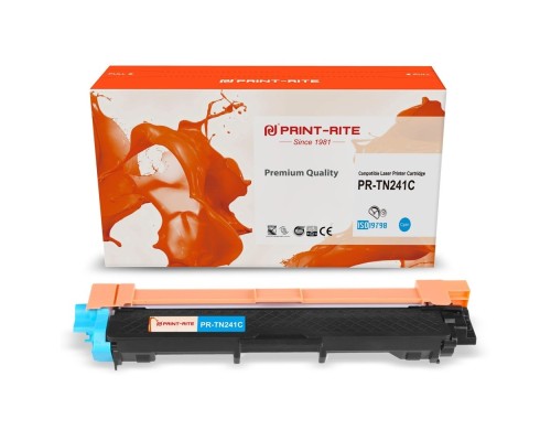 [Расходные материалы] Картридж лазерный Print-Rite TFB684CPU1J PR-TN241C TN-241C голубой (1400стр.) для Brother HL-3170CDW