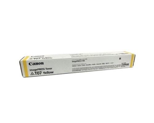 [Расходные материалы] Canon T07 3644C001 || Ресурс: 63700 страниц, цвет: желтый, тип: лазерный, совместим с: Canon imagePress C165, 3644C001