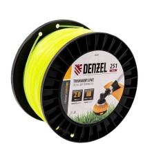 Denzel Леска для триммера квадрат, 2,0мм х 251м, на DIN катушке FLEX CORD [96291]