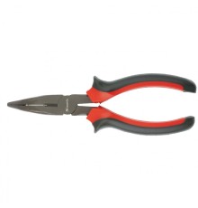 MATRIX Длинногубцы Black Nickel, 180 мм, изогнутые, двухкомпонентные рукоятки [17460]