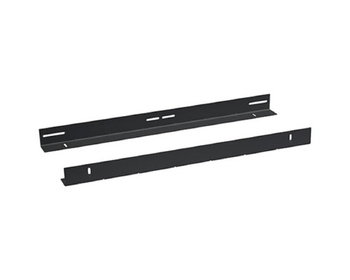 [Cabeus аксессуары к монтажным шкафам] Cabeus JH05-12-100KG-BK Направляющие в шкаф глубиной 1200мм для установки серверного оборудования, пара, усиленные до 100кг, цвет черный (RAL 9004)