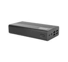 Perfeo Powerbank MOUNTAINS 30000 mAh/LED дисплей/PD + QC 3.0/Type-C/4 USB/Выход: 3A, max 22.5W/Black (PF_D0161)